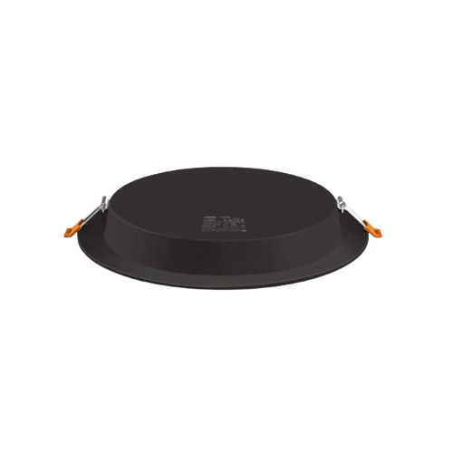 LED Світильник врізний круглий 20W 5000К чорний VL-DLBR-205B Videx | Зображення 1