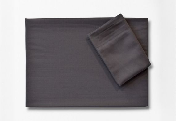 Комплект постільної білизни Issimo Simply Satin 200х220 см  Fume | Зображення 2
