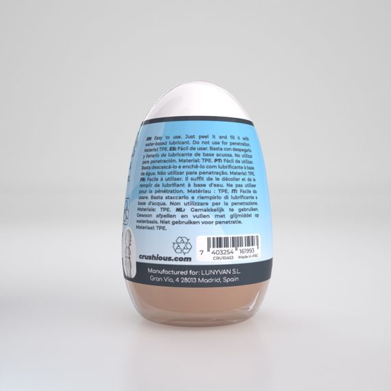 Мастурбатор-яйцо, вагина CRUSHIOUS EZY EGG THE Lover, реалистичный Sex Aura | Зображення 2