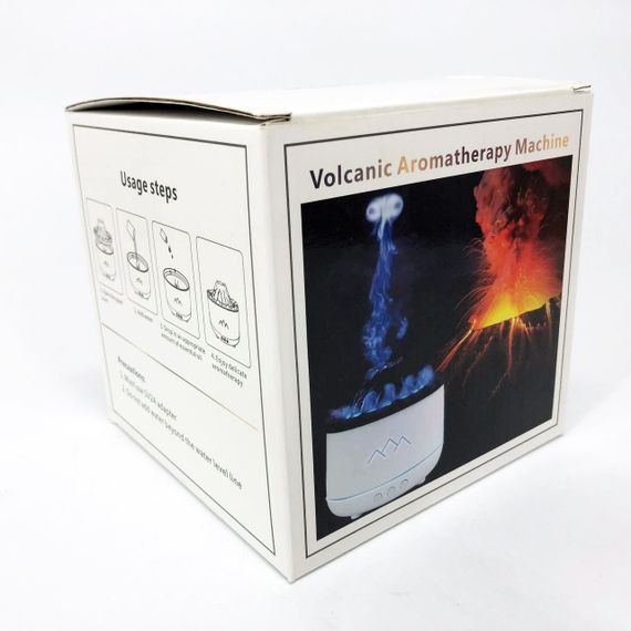 Зволожувач повітря Вулкан з ефектом полум'я та підсвічуванням зволожувач-нічник Аромадіфузор з підсвічуванням | Зображення 9