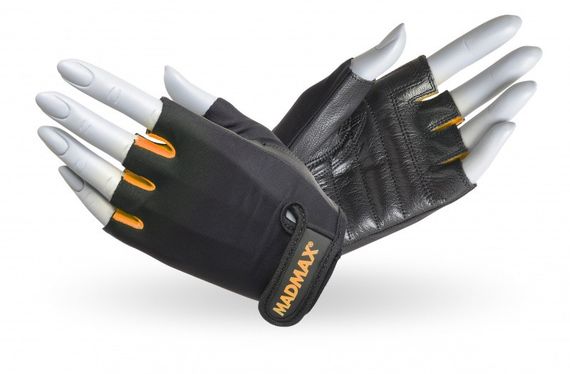 Рукавички для фітнесу MadMax MFG-251 Rainbow Orange L