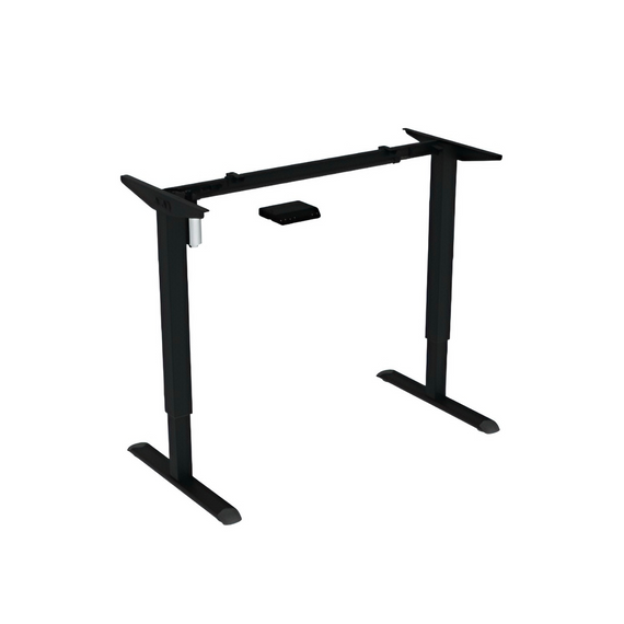 Каркас для столу електричний, одномоторний, регулювання висоти 700-1160 мм, чорний, підйомний / комп’ютерний стіл