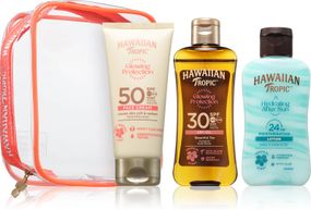 Подарунковий набір Hawaiian Tropic Mini Protection Trio (SPF face cream, SPF dry oil, After Sun Lotion)