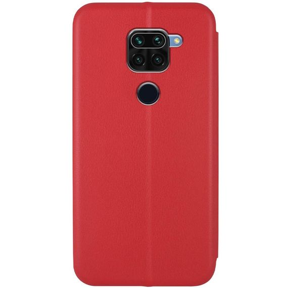 Шкіряний чохол-книжка Classy для Xiaomi Redmi Note 9 / Redmi 10X Червоний | Зображення 1