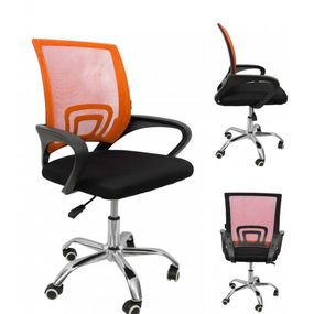 Кресло офисное на колесах Bonro Бонро B-619 Orange (40030007)