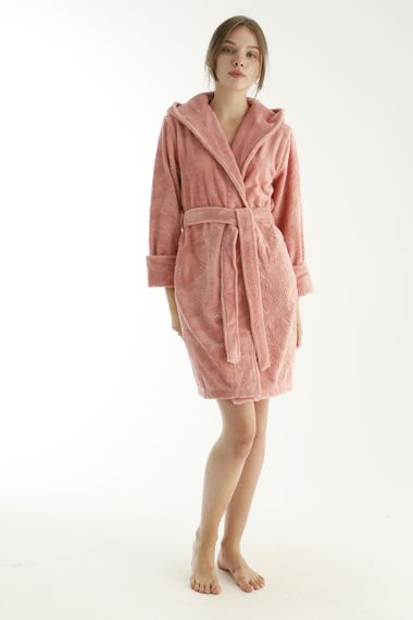Жіночий халат Nusa 8665 Пудровий, M | Зображення 3