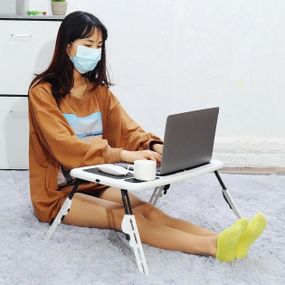 Регулируемый столик для ноутбука LD-09 E-Table, Стол для ноутбука с куллером, Столик QL-970 для ноут