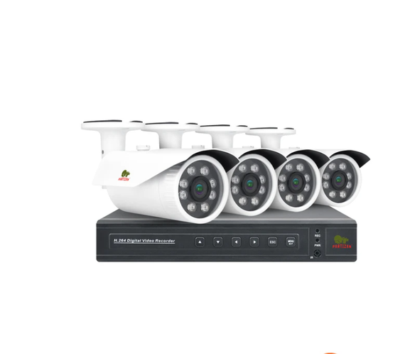 Комплект IP видеонаблюдения Partizan PRO IP-15 4xCAM  1xNVR  HDD | Зображення 7