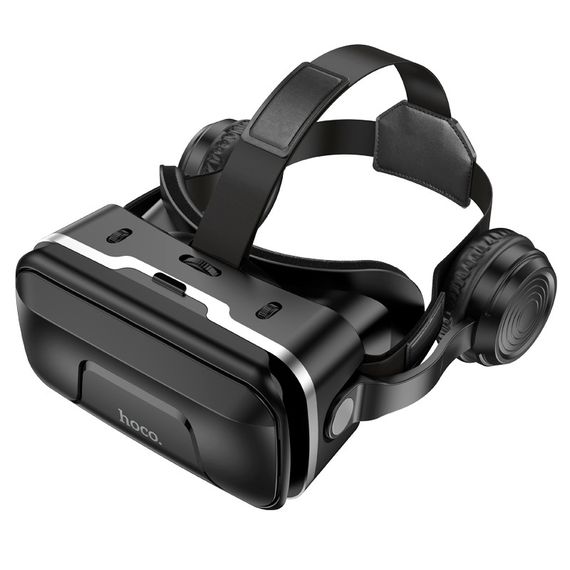 Окуляри віртуальної реальності HOCO Cool VR glasses DGA10, IPS 5.3" TFT, FOV Кут 90-100 °, Black, Box | Зображення 1