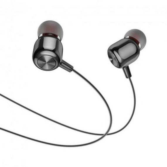 Навушники HOCO M87 String wired earphones with with microphone Gloomy Black | Зображення 2