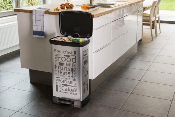 Контейнер для сміття з педаллю Curver (Курвер) Deco bin 50 л (02162-01) Кухня | Зображення 7
