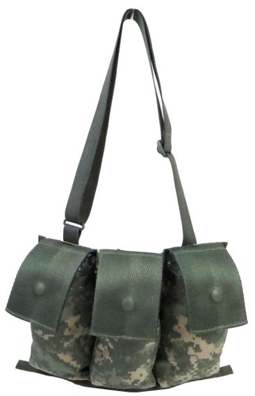 Підсумок тактичний для трьох магазинів М16, M4 Molle II Bandoleer Ammunition Pouch піксель | Зображення 5