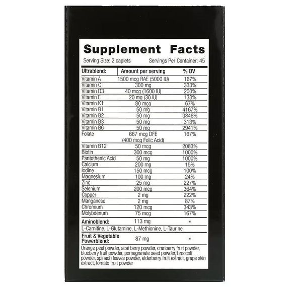 VpLAb Ultra Men's Sport Multivitamin Formula №90 | Зображення 2