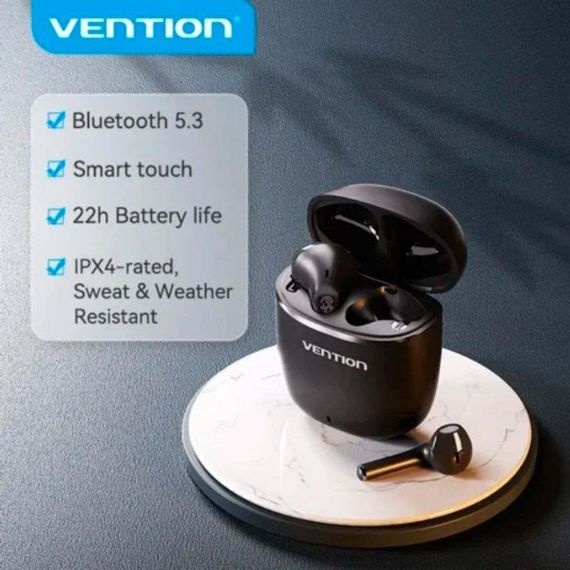 Бездротові навушники Vention Elf Earbuds E02 Black (NBGB0) | Зображення 3