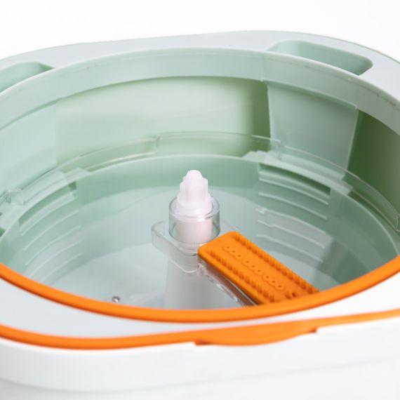 Набор для уборки швабра с отжимом и ведром профессиональная швабра с ведром Зеленый HP-35015-46 | Зображення 4