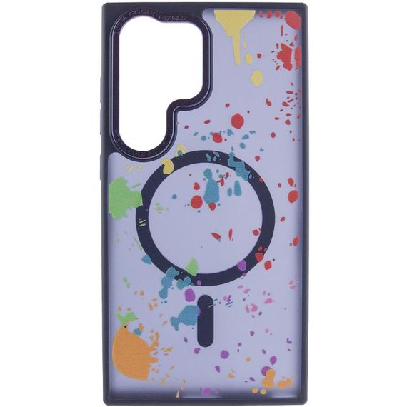 Чохол TPU+PC Flush with Magnetic Fit для Samsung Galaxy S25 Ultra Dark blue | Зображення 1