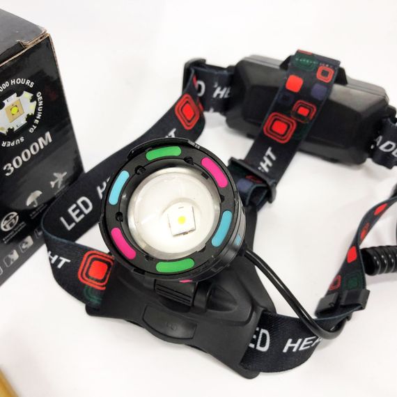 Легкий налобный фонарь для рыбалки SY-8087-PM10-TG, Яркий светодиодный мощный фонарь MJ-48 | Зображення 4