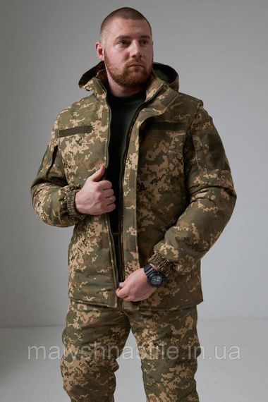 Тактична зимова куртка "Tactical WinterGuard Pro-X" піксель ЗСУ | Зображення 3