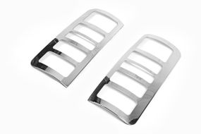 Накладка на стопи (2 шт., нерж.) Carmos - Турецька сталь для Ford Connect 2002-2006 рр