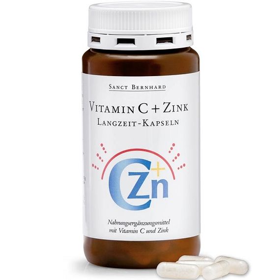 Вітамін C Sanct Bernhard Vitamin C+Zink 180 Caps
