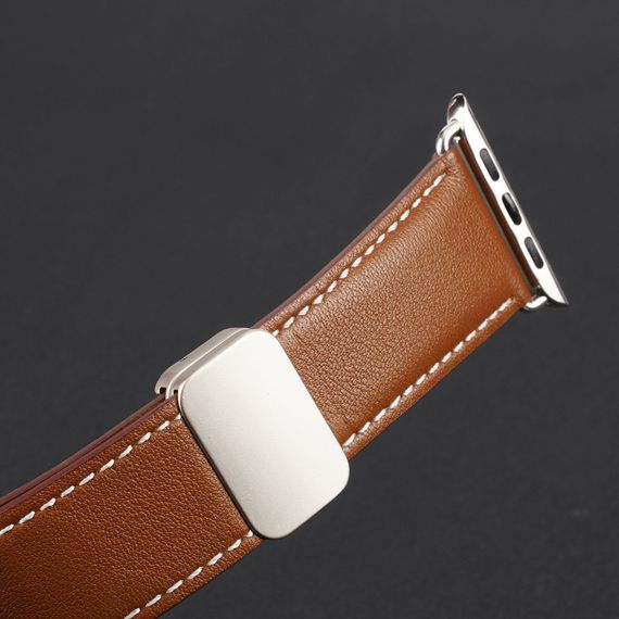 Ремінець Dux Ducis Genuine Leather для Apple Watch 42(ser.1-3)/44/45/46/49mm Brown | Зображення 3