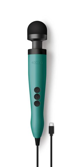 Вібромасажер DOXY3 USB-C Massager TURQUOISE, кабель USB-C, регульована інтенсивність, компактний | Зображення 3