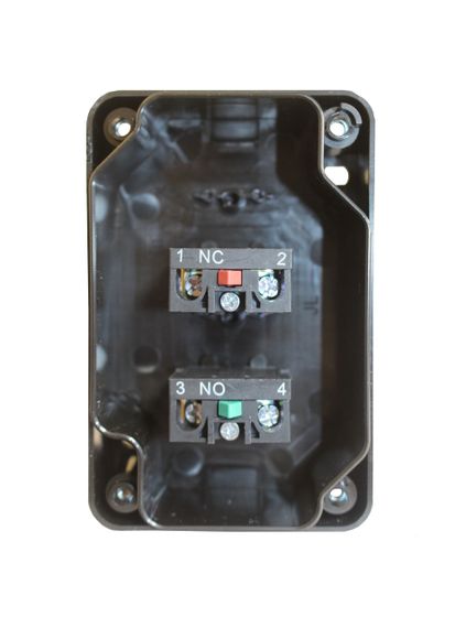 Пост кнопковий ХВ2-В241 Н29 "ПУСК-СТОП" 1NO+1NC зелена червона "-" Ny95505554 | Зображення 2