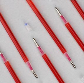 Термо-ампула (стрижень) для временной разметки красный. Комплект ампул (10 шт.)
