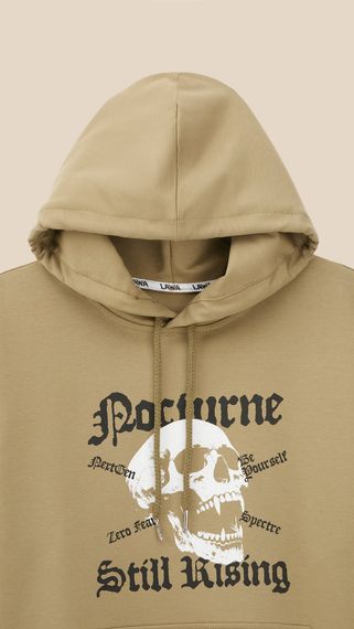 Худі з принтом для хлопчика LAWA P-BB02335 152 см Оливковий shop (2000999493294) | Зображення 1