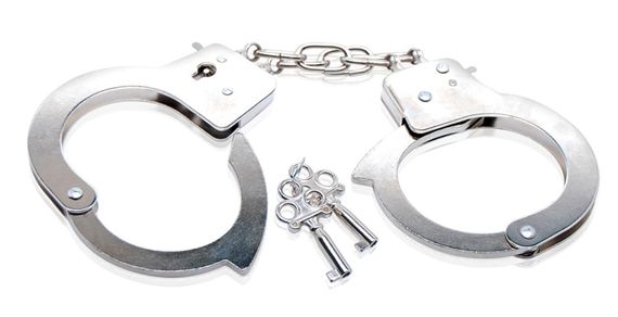 Металеві наручники FFS Beginner's Metal Cuffs Сріблясті One Size | Зображення 1