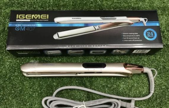 Утюжок выпрямитель для волос Gemei GM 407 | Зображення 2