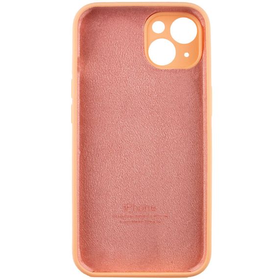 Чохол Silicone Case Full Camera Protective (AA) для Apple iPhone 14 (6.1") Помаранчевий / Cantaloupe | Зображення 3
