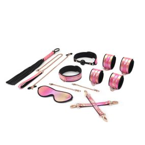 БДСМ-набор Liebe Seele Vivid Sakura 8 Pieces Set, 8 аксессуаров, экокожа на бархатной основе sexstyle