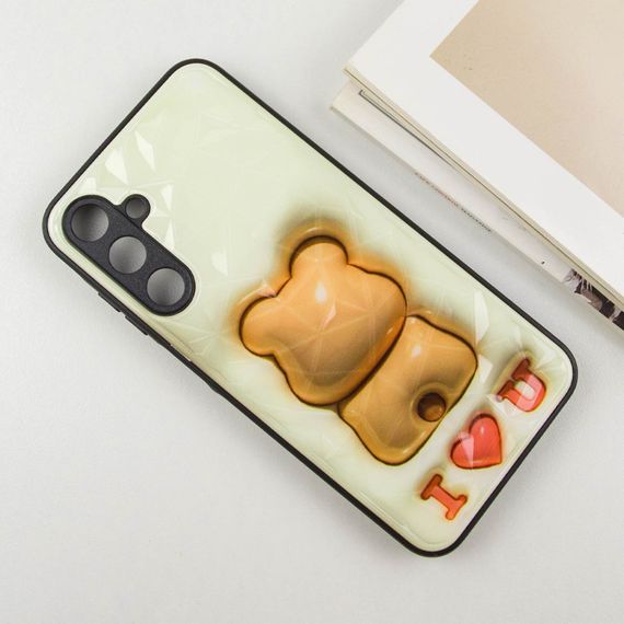 TPU+PC чохол Prisma Fluffie для Samsung Galaxy A15 4G/5G Bear | Зображення 2