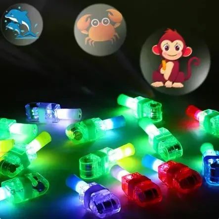 Дитячий проектор-ліхтарик на пальці | Зображення 1