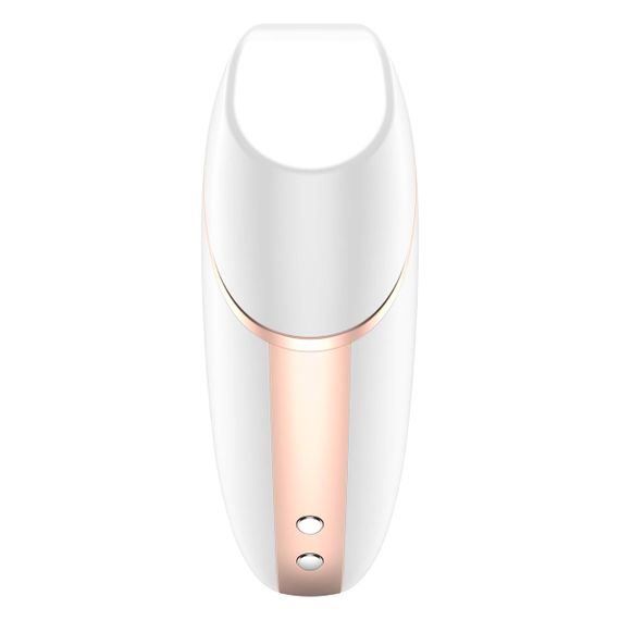 Вакуумний кліторальний стимулятор Satisfyer Love Triangle White з керуванням через інтернет Sex Aura | Зображення 5