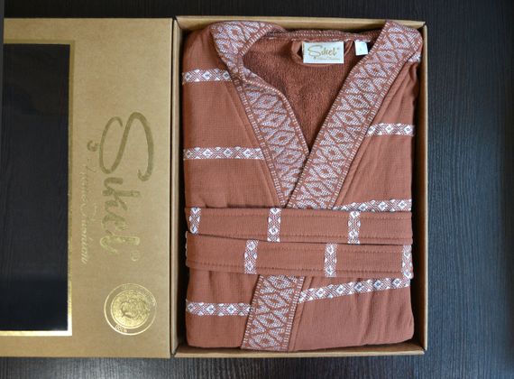 Чоловічий халат Sikel Kahve M