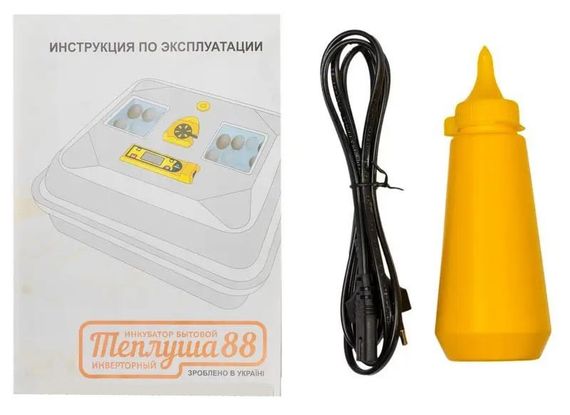 Инкубатор автоматический Теплуша Грин ИБ-88 ТЭН с влагомером бытовое устройство для вывода птенцов 54 яйца | Зображення 3