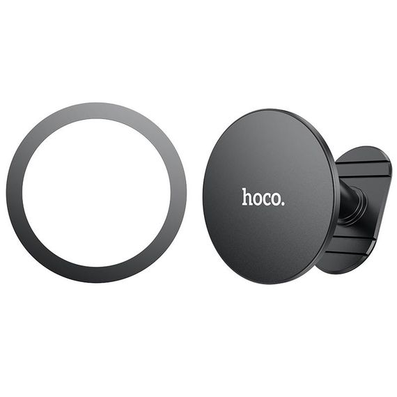Автодержатель Hoco H13 Fine jade ring (center console) Black | Зображення 4