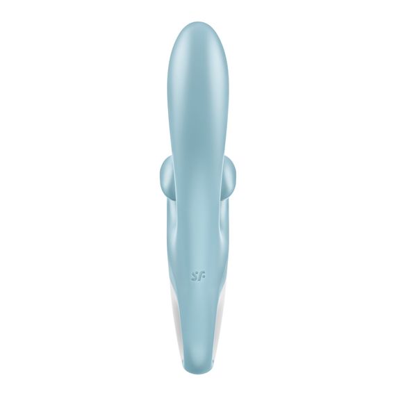 Вібратор-кролик Satisfyer Touch Me Blue, подвійний відросток, 3 потужні мотори | Зображення 2