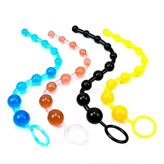 Анальне намисто 31 см чорний | Зображення 3