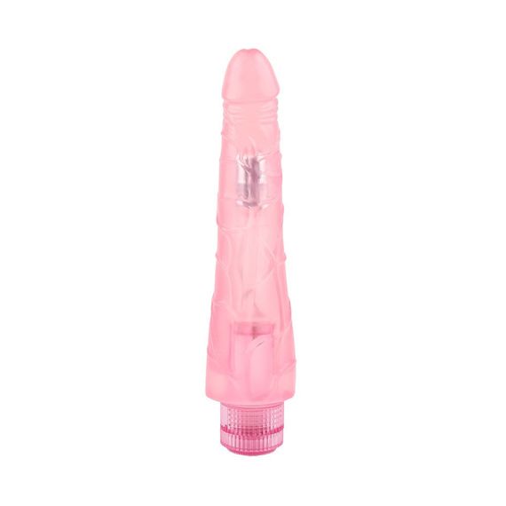 Вібратор реалістичний на батарейках Chisa Hi-Rubber, рожевий Sex Aura | Зображення 4