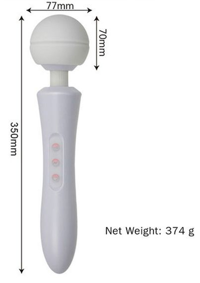 Вібромасажер Boss Series - Massager Ultra Powerful Big USB Black 20 Function, BS2200010 sexstyle | Зображення 5