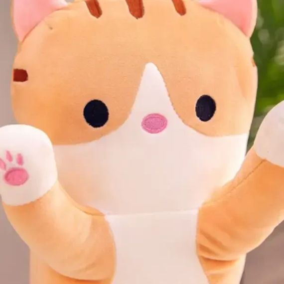 Мягкая Игрушка Кот Длинний 50см Подушка Обнимашка | Зображення 1