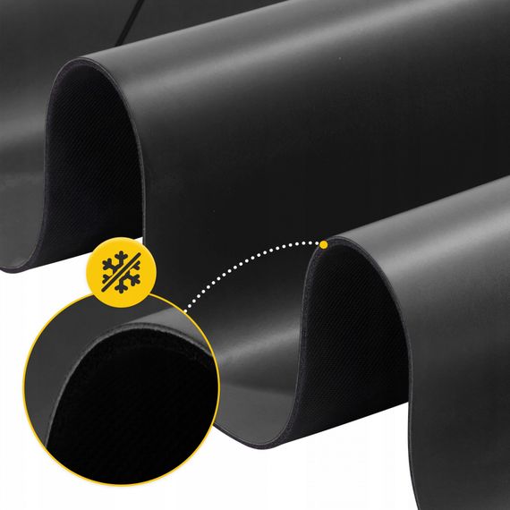 Килимок (мат) спортивний 4FIZJO PU 183 x 68 x 0.4 см для йоги та фітнесу 4FJ0587 Black (P-5907739319531) | Зображення 6