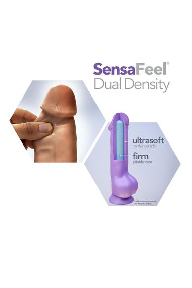 Реалістичний гігант фалоімітатор з мошонкою Blush Au Naturel на присосці, бежевий sexstyle | Зображення 4