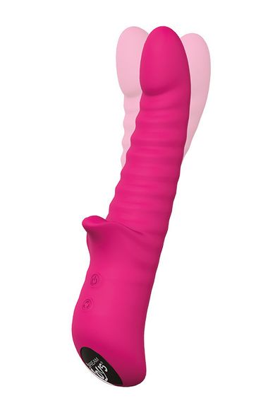 Подвійний вібратор Dream Toys Vibes Of Love Honey Bear Magenta рожевий Sex Aura
