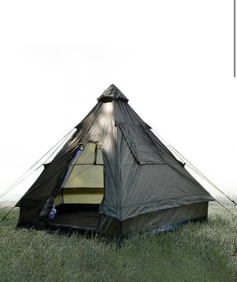 Намет 4-містний MIL-TEC «TIPI» Піраміда Olive
