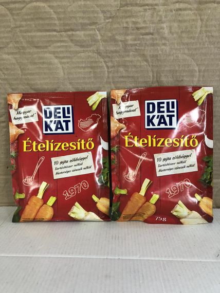 Угорська приправа Delikat 75 г — овочева суміш, без консервантів, натуральна, Ételízesítő