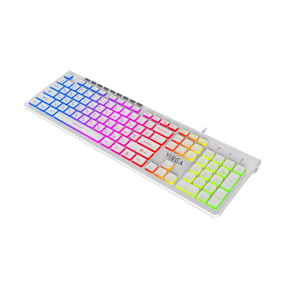 Клавіатура Vinga KB-460 White | Зображення 1
